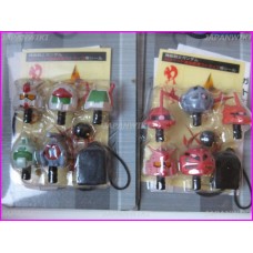 GUNDAM Head 2 SET Join PHONE STRAP Keyholder